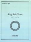 Sing Solo Tenor - Book