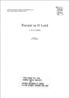 Prevent us, O Lord - Book
