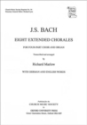 Eight Extended Bach Chorales for four-part choir and organ - Book