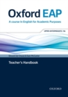 Oxford EAP: Upper-Intermediate/B2: Teacher's Book, DVD and Audio CD Pack - Book