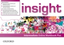 insight: Intermediate: Online Workbook Plus - Card with Access Code - Book