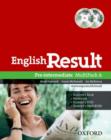 English Result: Pre Intermediate: Multipack A - Book