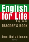 English for Life: Beginner: Teacher's Book Pack : General English Four-skills Course for Adults - Book