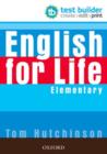 English for Life: Elementary: Test Builder DVD-ROM - Book