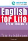 English for Life: Pre-intermediate: Test Builder DVD-ROM - Book