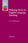 Defining Issues in English Language Teaching - Book