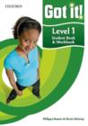 Got it! Level 1 Student's Book and Workbook with CD-ROM : A four-level American English course for teenage learners - Book