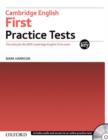 Cambridge English First Practice Tests: Tests With Key and Audio CD Pack : Four tests for the 2015 Cambridge English: First exam - Book