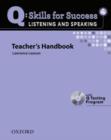 Q Skills for Success: Listening and Speaking 4: Teacher's Book with Testing Program CD-ROM - Book