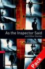 Oxford Bookworms Library: Level 3:: As the Inspector Said and Other Stories Audio CD Pack - Book