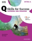 Q: Skills for Success: Intro Level: Listening & Speaking Split Student Book A with iQ Online - Book