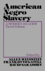 American Negro Slavery - Book