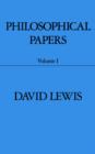 Philosophical Papers: Volume I - Book