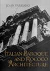 Italian Baroque and Rococo Architecture - Book