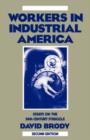 Workers in Industrial America : Essays on the Twentieth Century Struggle - Book