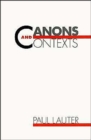 Canons and Contexts - Book