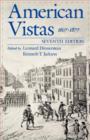American Vistas: Volume 1: 1607-1877 - Book