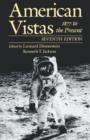 American Vistas: Volume 2: 1877 to the Present - Book