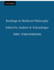 Readings in Medieval Philosophy - Book