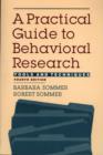 Practical Guide To Behavioral Research : Tools and Techniques - Book