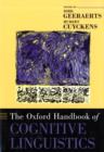 The Oxford Handbook of Cognitive Linguistics - Book