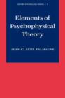Elements of Psychophysical Theory - Book