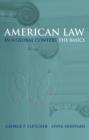 American Law in a Global Context : The Basics - Book
