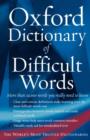 The Oxford Dictionary of Difficult Words - Book