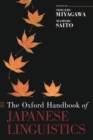 The Oxford Handbook of Japanese Linguistics - Book
