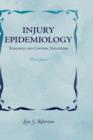 Injury Epidemiology : Research and control strategies - Book