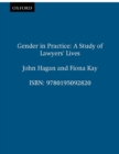 Gender in Practice : A Study of Lawyers' Lives - eBook
