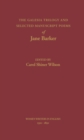 The Galesia Trilogy and Selected Manuscript Poems of Jane Barker - eBook
