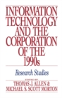 Information Technology and the Corporation of the 1990s : Research Studies - eBook