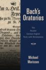 Bach's Oratorios : The Parallel German-English Texts with Annotations - Book