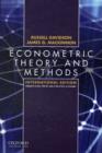 Econometric Theory and Methods : International Edition - Book