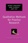 Qualitative Methods for Practice Research - Book