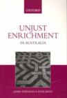 Unjust Enrichment in Australia - Book