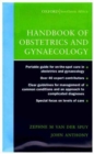 Handbook of Obstetrics and Gynaecology for Southern Africa - Book