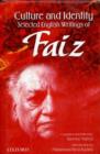 Culture and Identity : Selected English Writings of Faiz Ahmad Faiz - Book