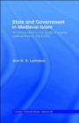 State and Government in Medieval Islam - Book