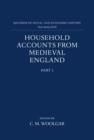 Household Accounts from Medieval England: Part 1: Introduction, Glossary, Diet Accounts (i) - Book