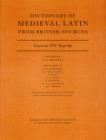 Dictionary of Medieval Latin from British Sources : Fascicule XIV Reg-Sal - Book