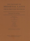 Dictionary of Medieval Latin from British Sources : Fascicule XVI Sol-Syr - Book