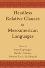 Headless Relative Clauses in Mesoamerican Languages - eBook