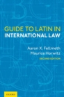 Guide to Latin in International Law - Book
