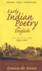 Early Indian Poetry in English : An Anthology: 1829-1947 - Book