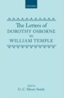The Letters of Dorothy Osborne to William Temple - Book