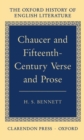 Chaucer and Fifteenth-Century Verse and Prose - Book