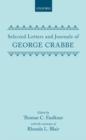 Selected Letters and Journals of George Crabbe - Book