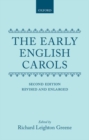 The Early English Carols - Book